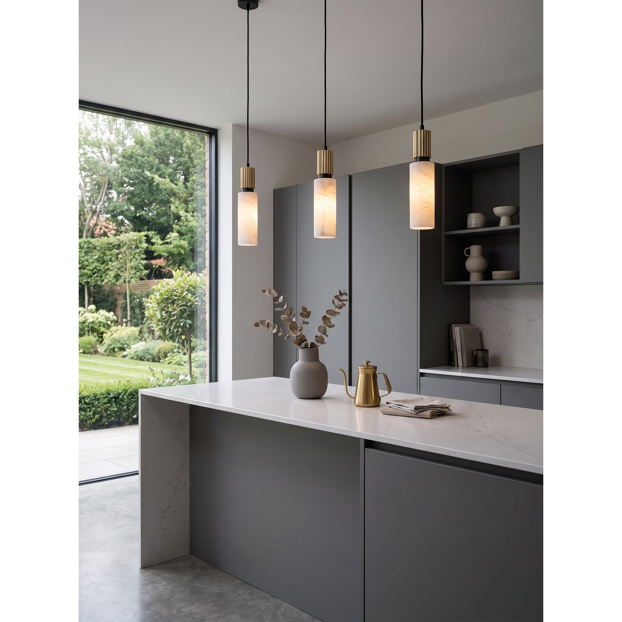 Santorini Alabaster Pendant Lamp