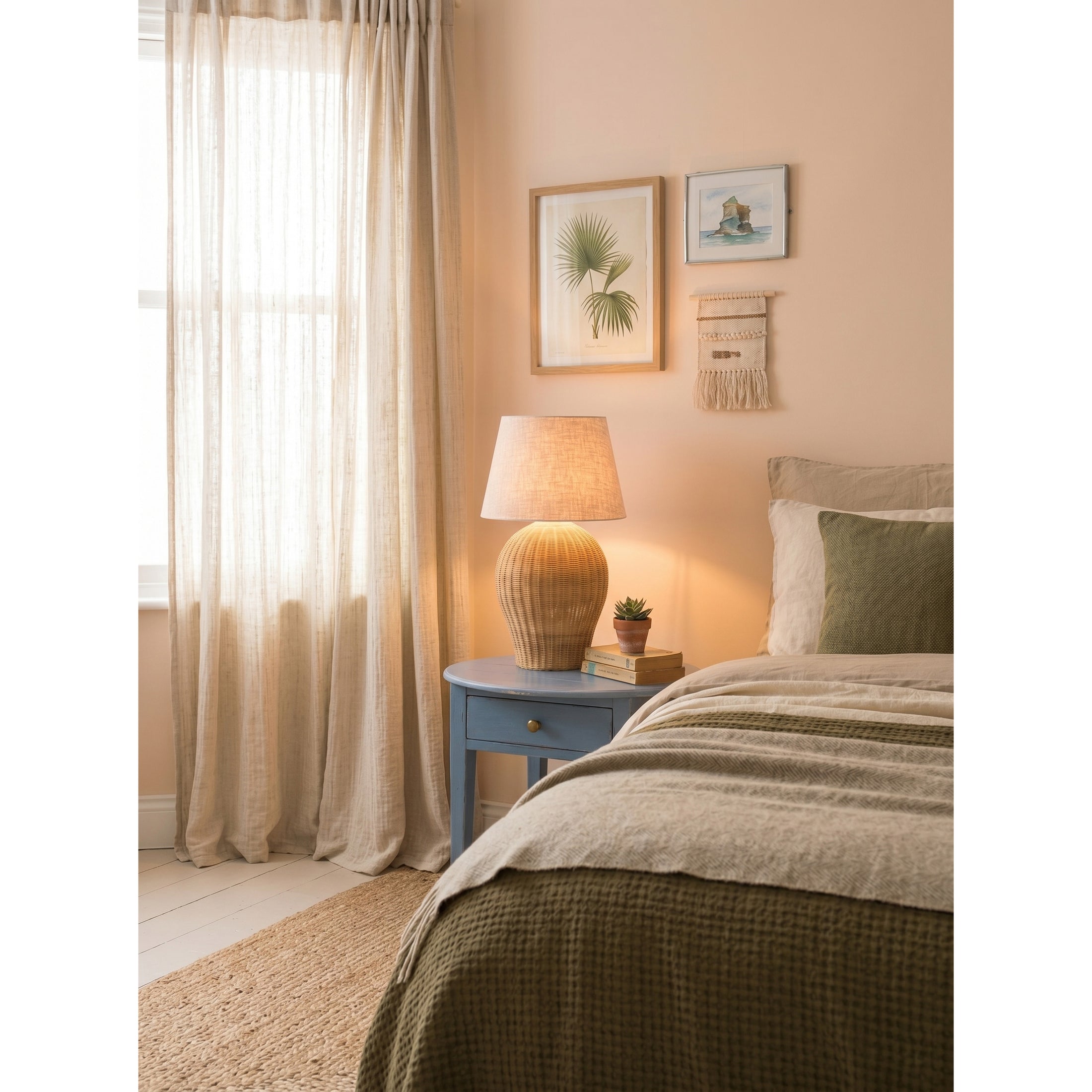 Saona Rattan Table Lamp