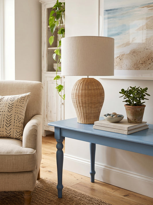 Saona Rattan Table Lamp