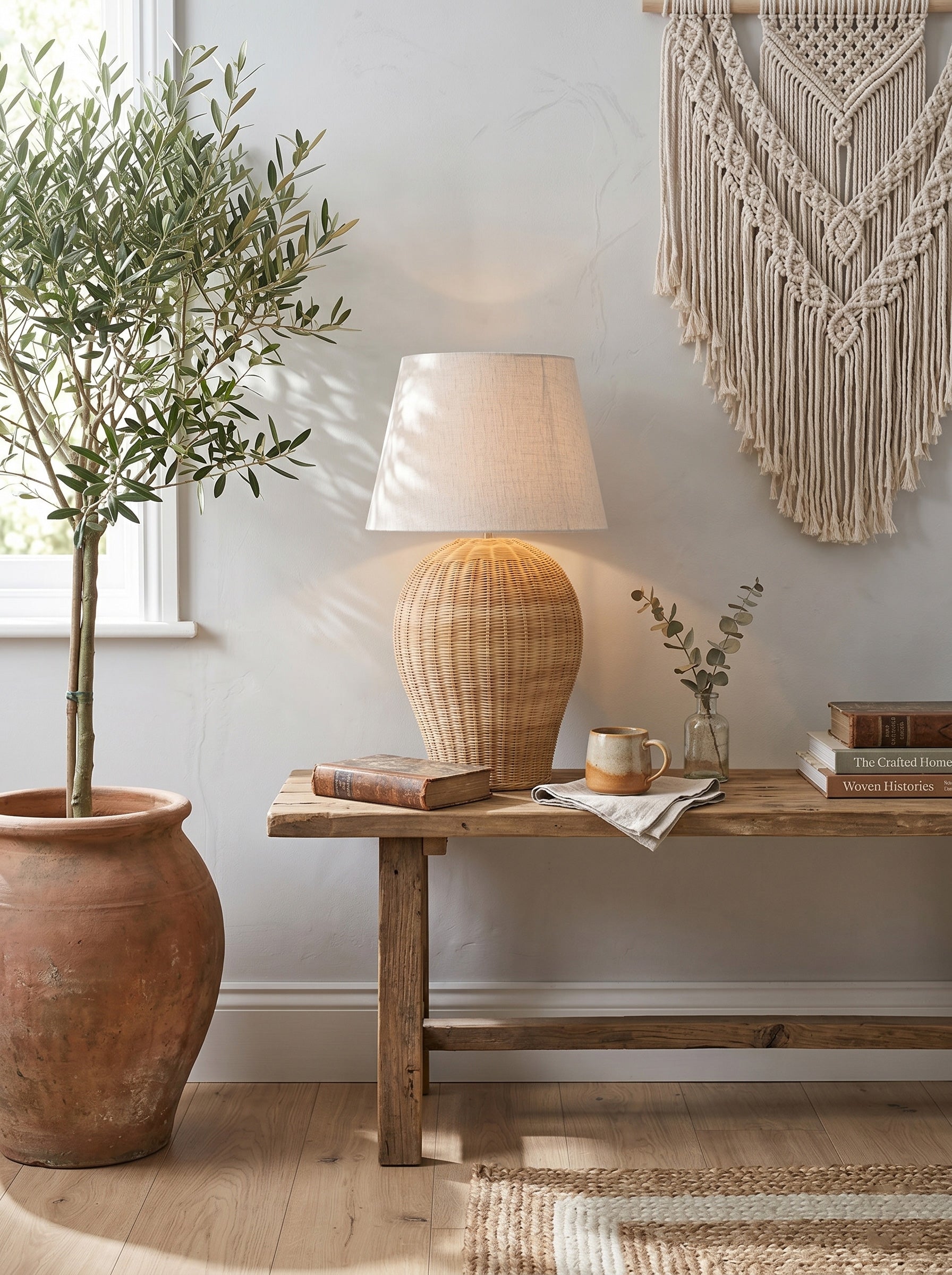 Saona Rattan Table Lamp