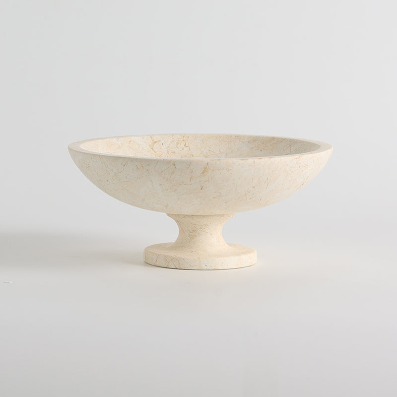 Savannah Stone Pedestal Bowl