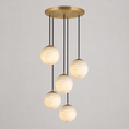 Load image into Gallery viewer, Savina Alabaster Chandelier
