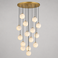 Load image into Gallery viewer, Savina Alabaster Chandelier
