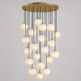Load image into Gallery viewer, Savina Alabaster Chandelier

