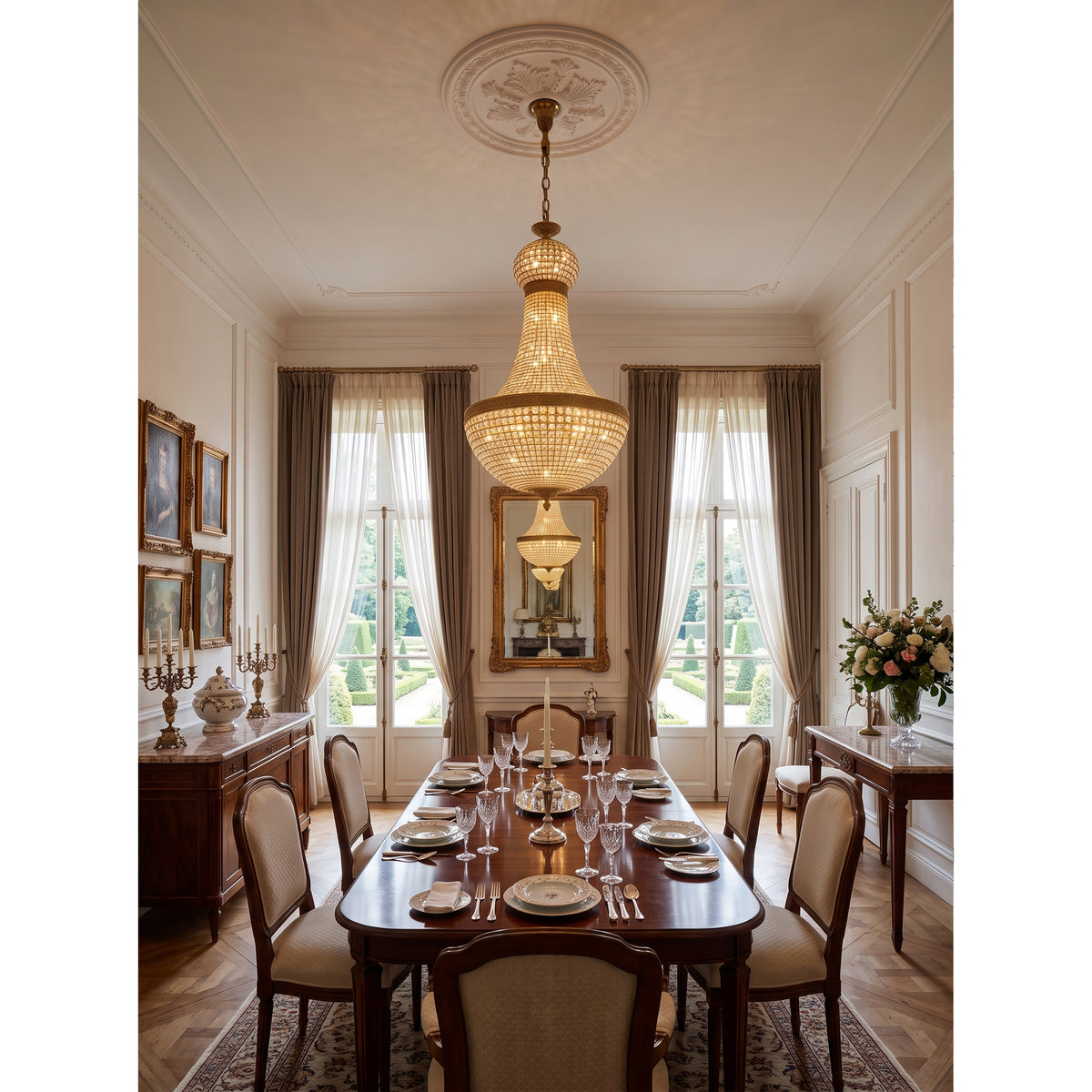 Savoy Crystal Chandelier