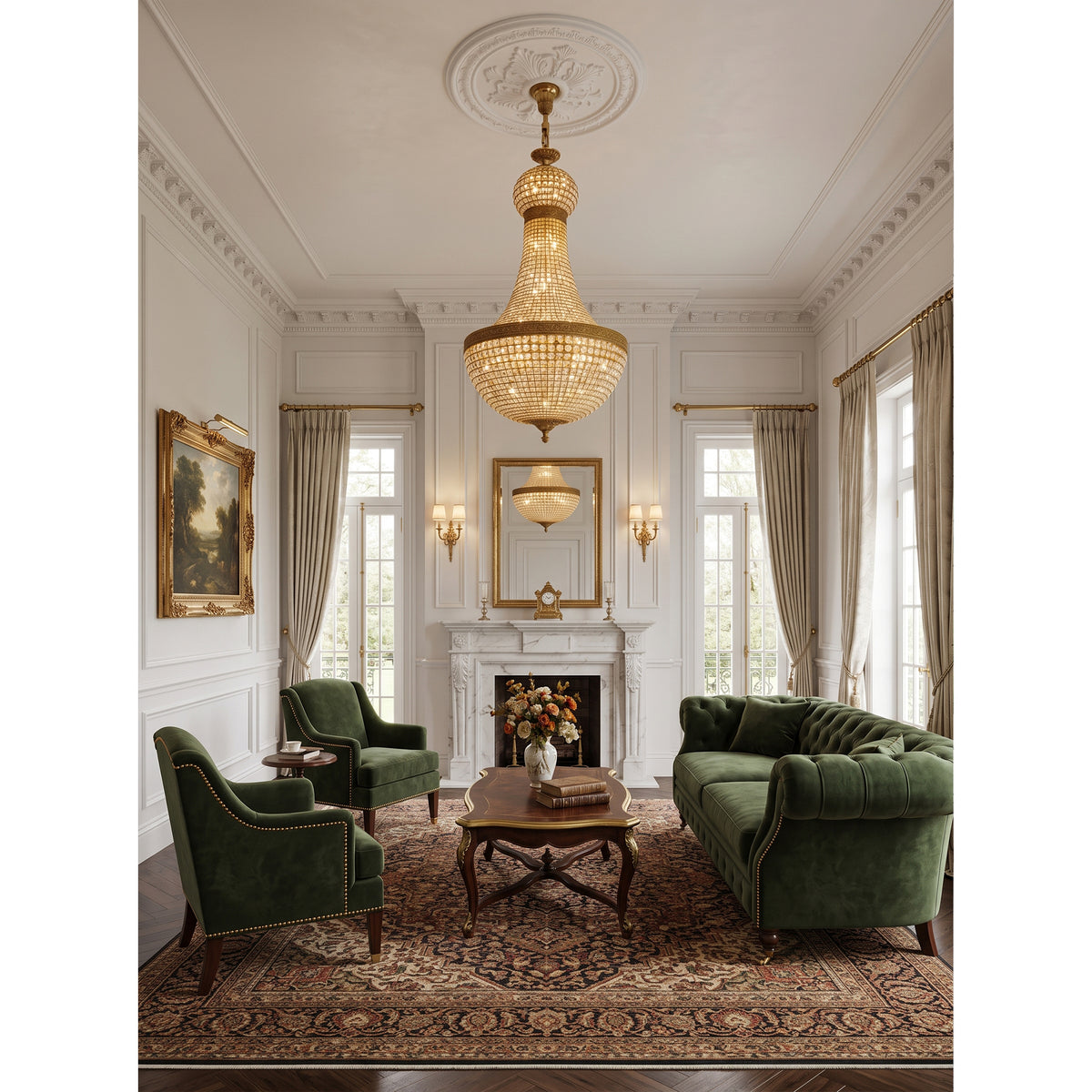 Savoy Crystal Chandelier