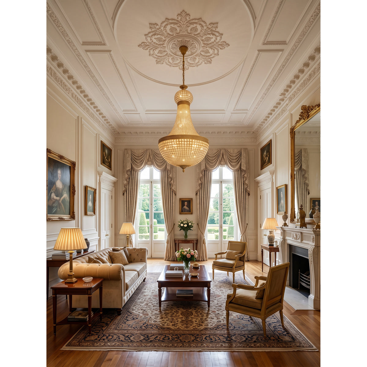 Savoy Crystal Chandelier