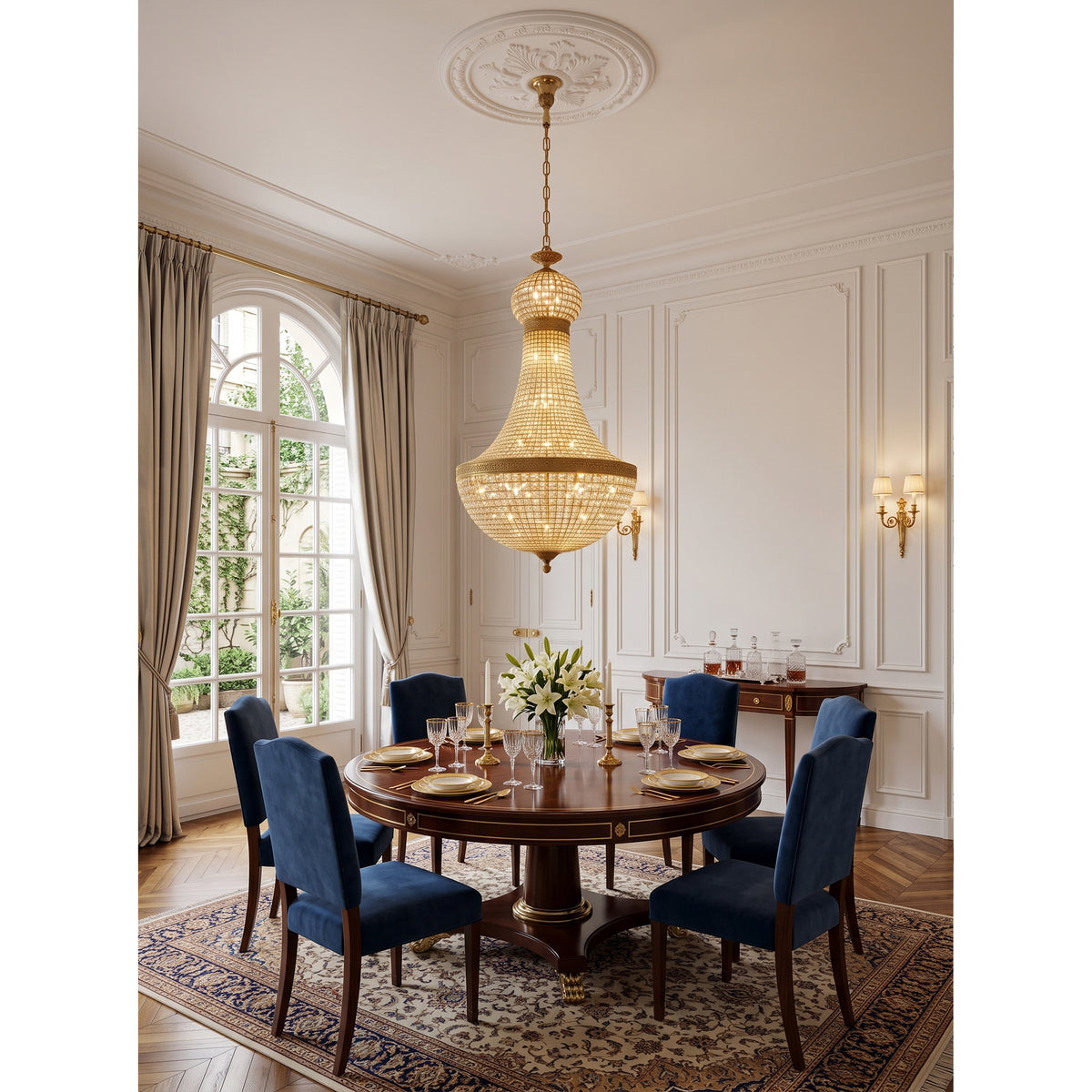 Savoy Crystal Chandelier