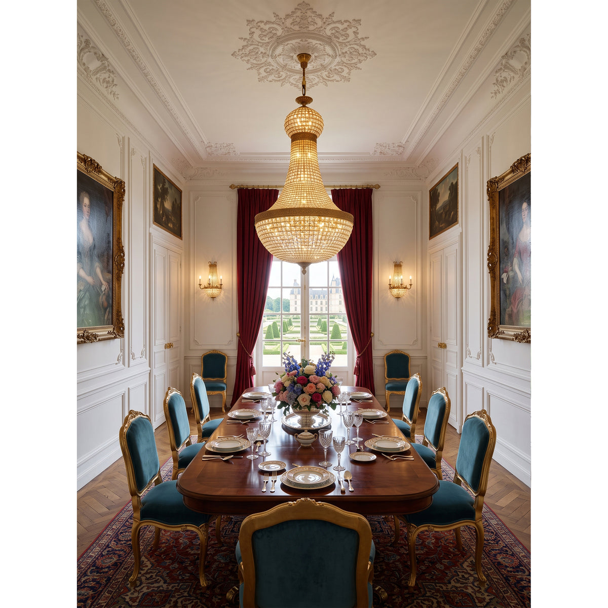 Savoy Crystal Chandelier