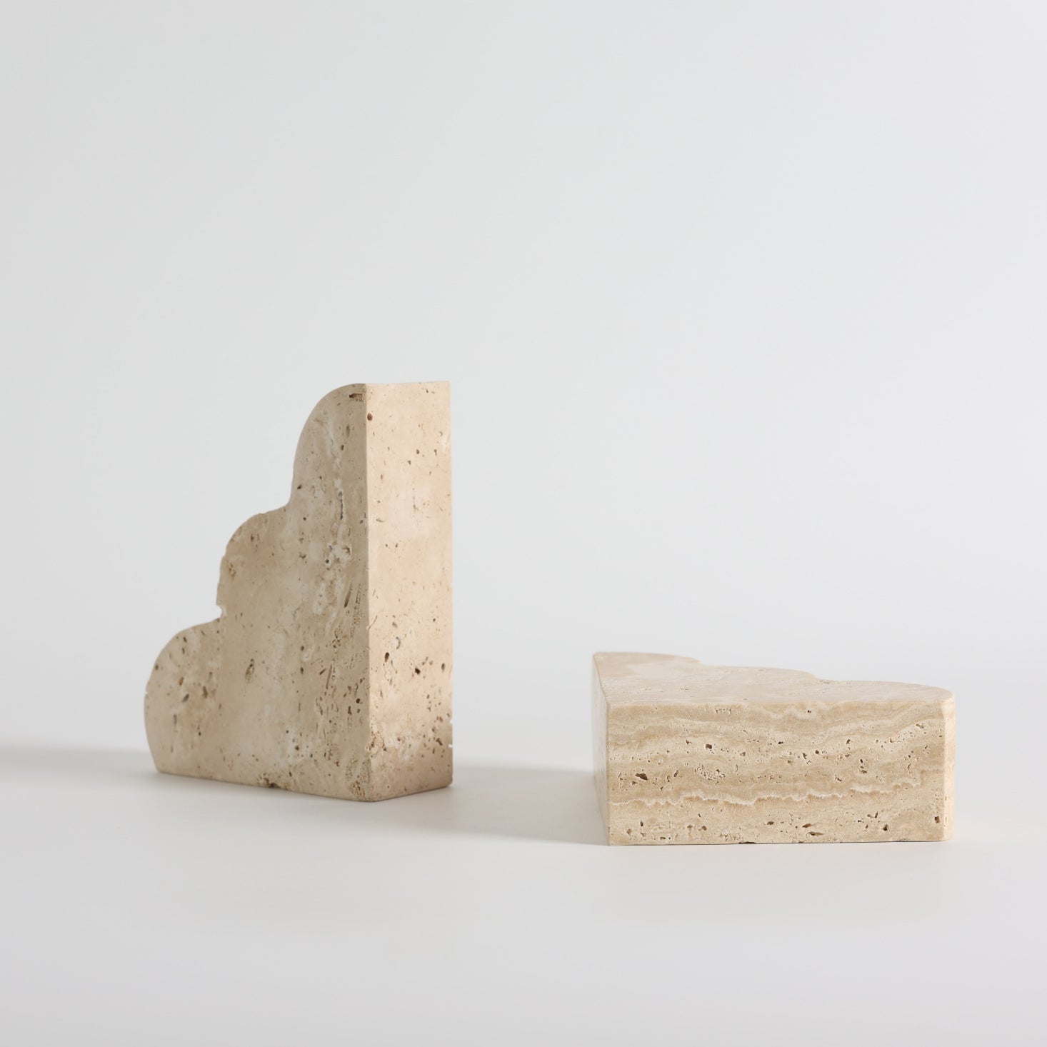 Scala Travertine Bookends
