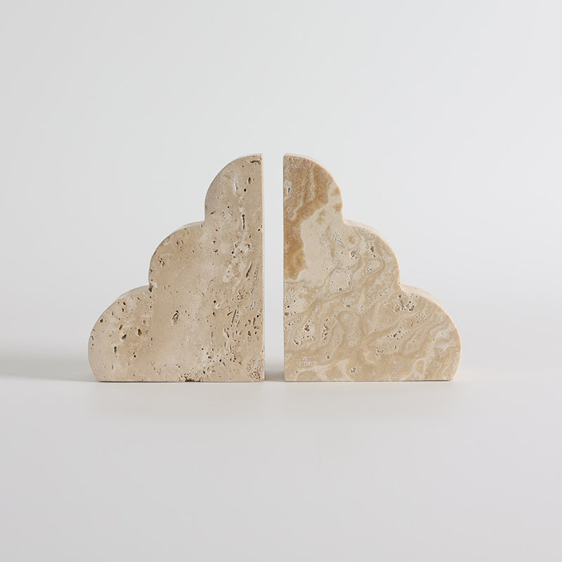 Scala Travertine Bookends