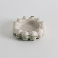 Scalloped Marble Catchall Dish