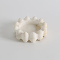 Scalloped Marble Catchall Dish