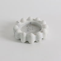 Scalloped Marble Catchall Dish