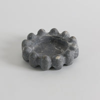 Scalloped Marble Catchall Dish