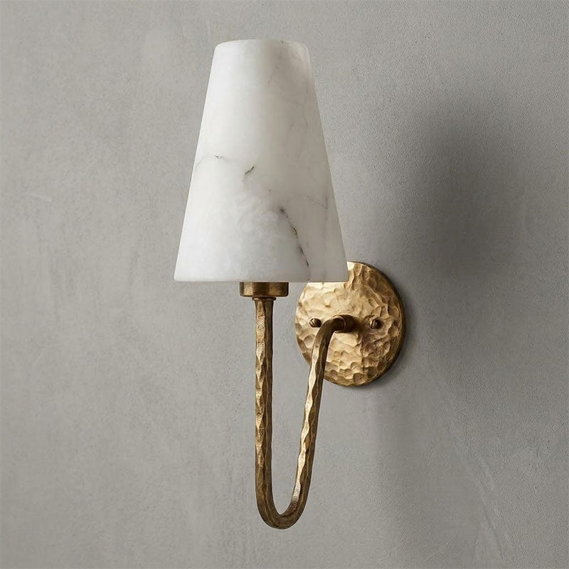Scoop Alabaster Wall Sconce