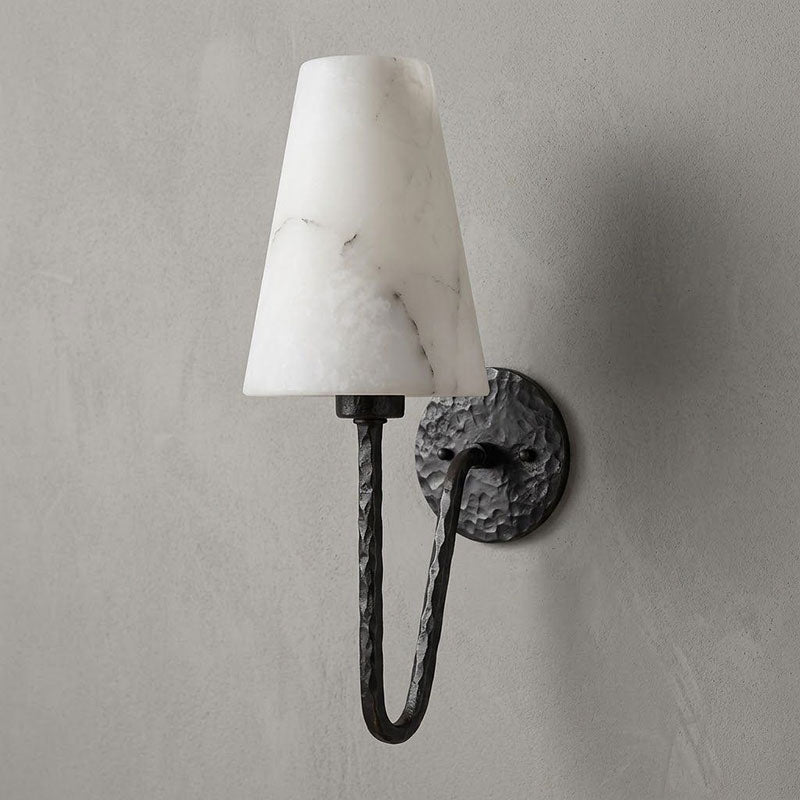 Scoop Alabaster Wall Sconce
