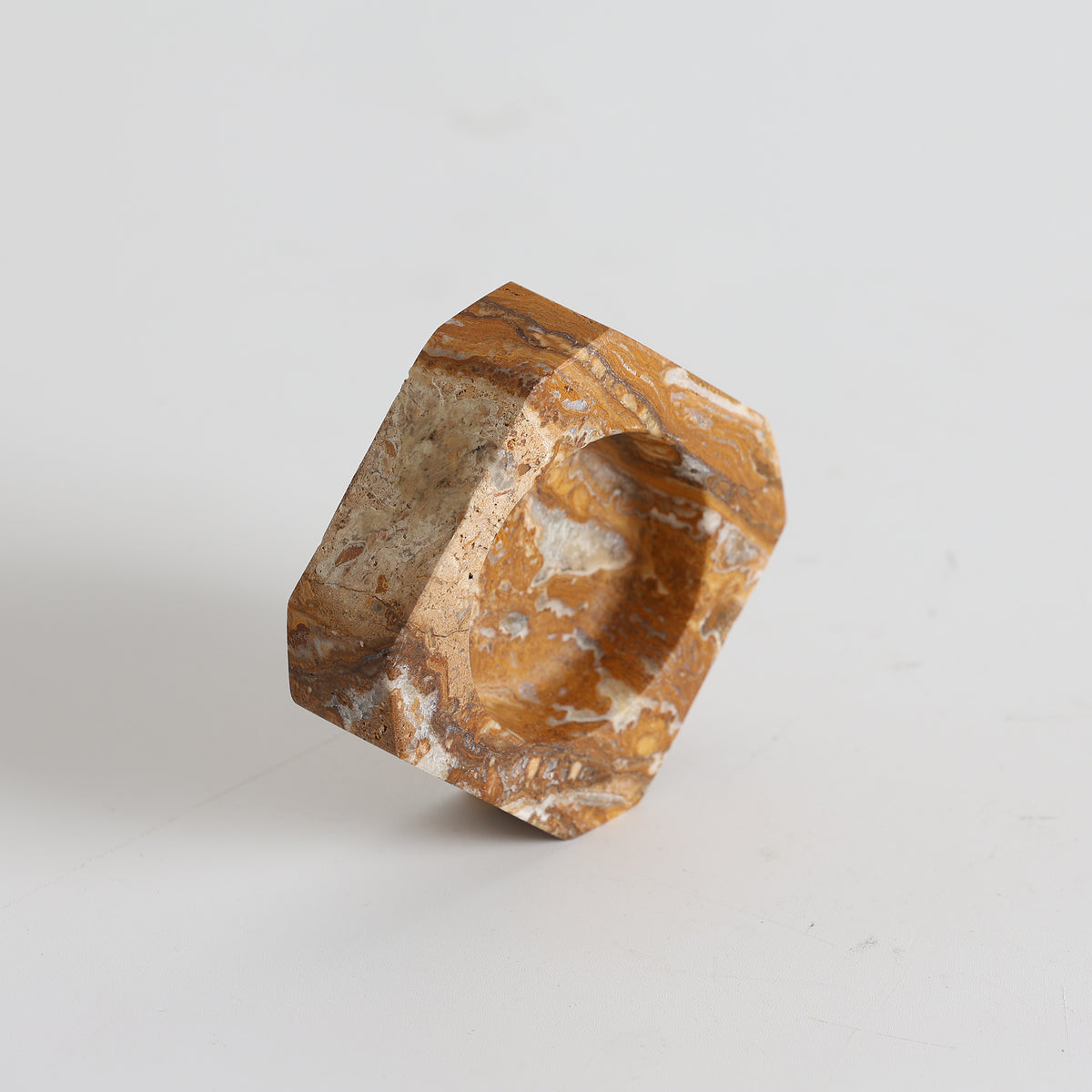 Sedona Hexagonal Marble Catchall Dish