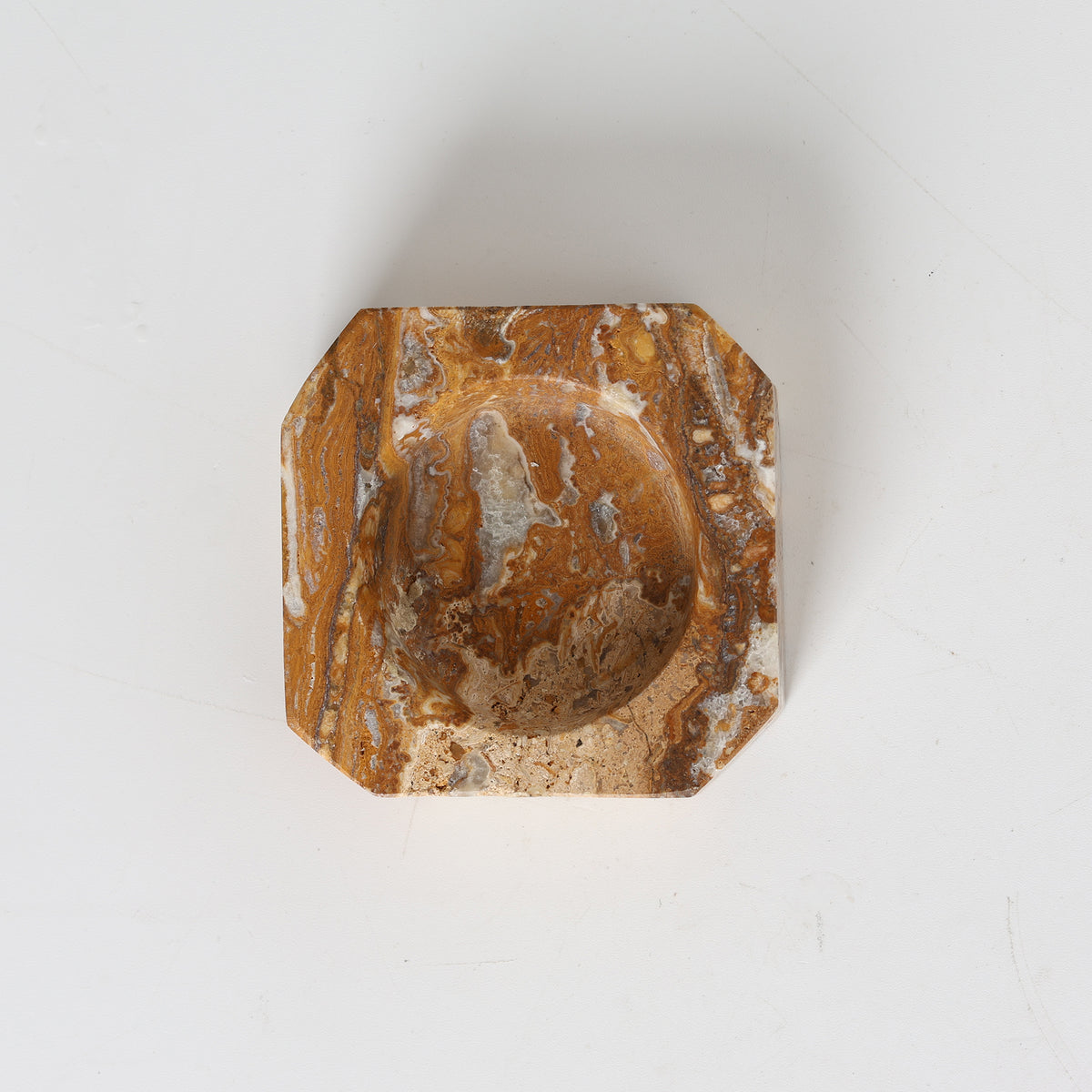 Sedona Hexagonal Marble Catchall Dish