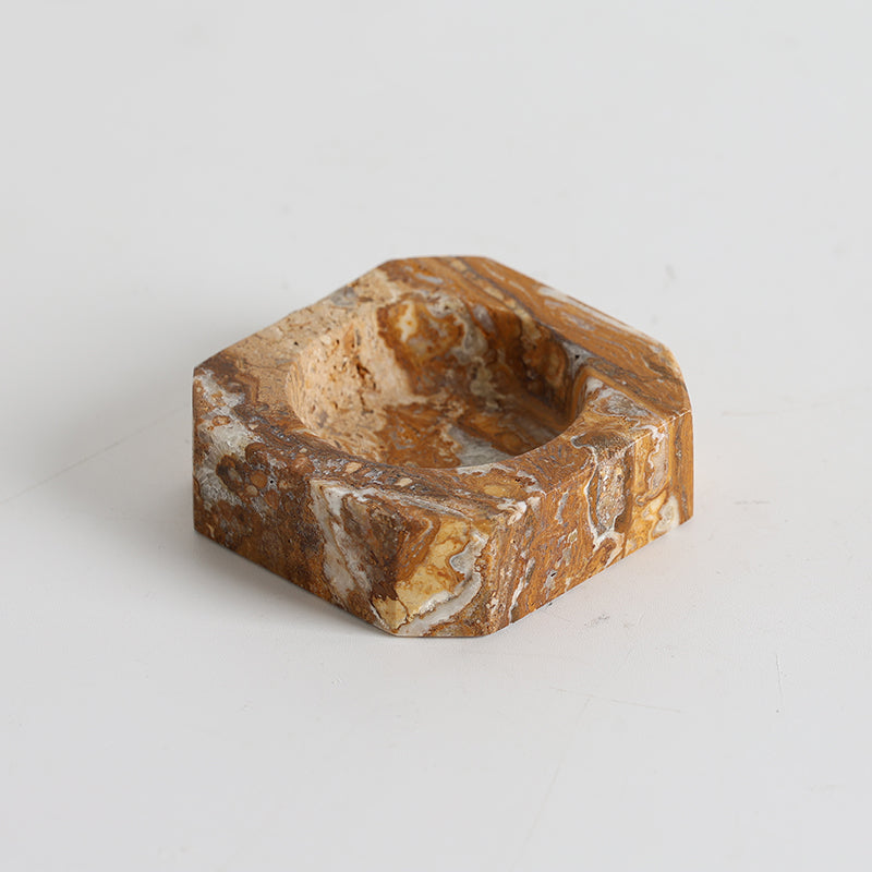 Sedona Hexagonal Marble Catchall Dish