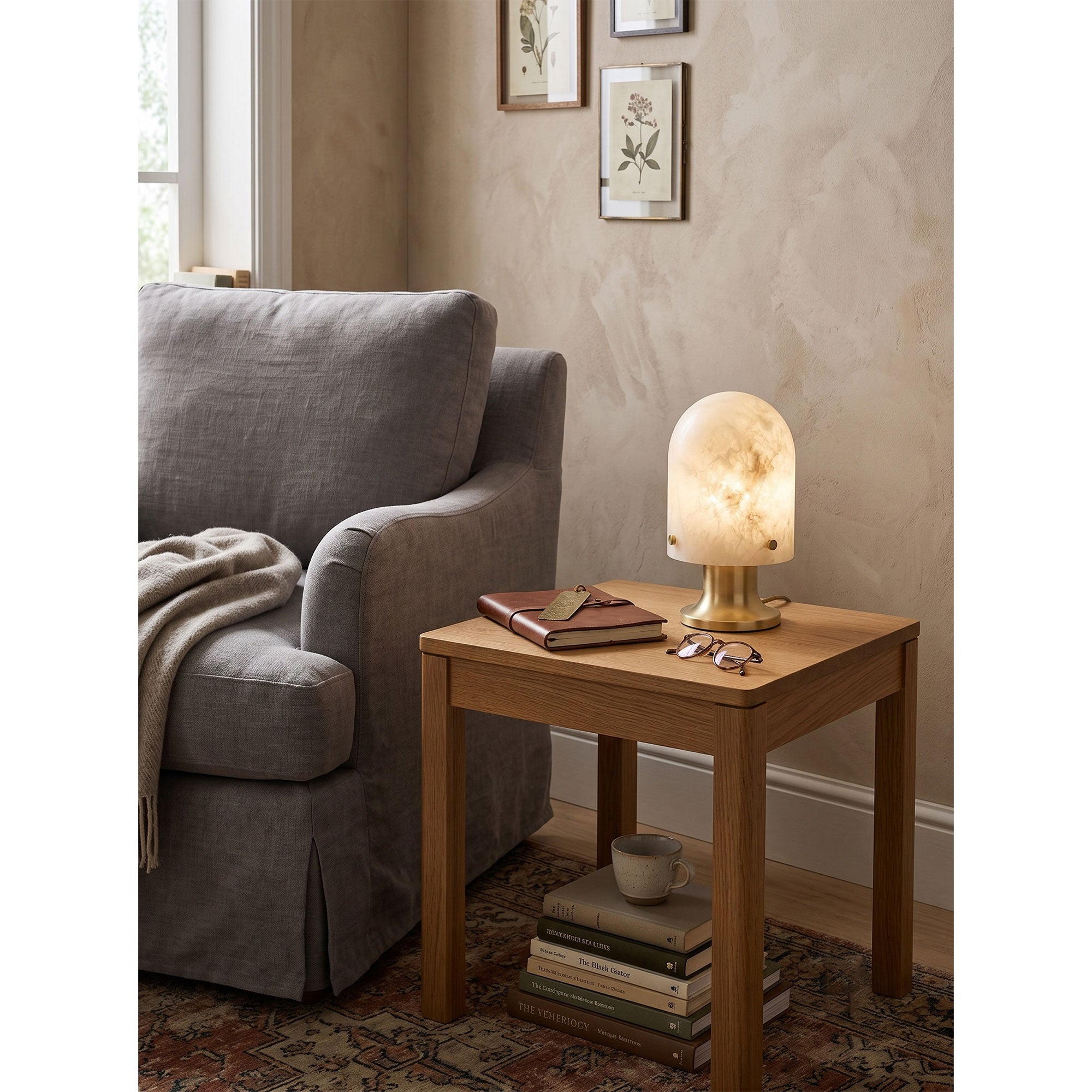 Seine Alabaster Table Lamp