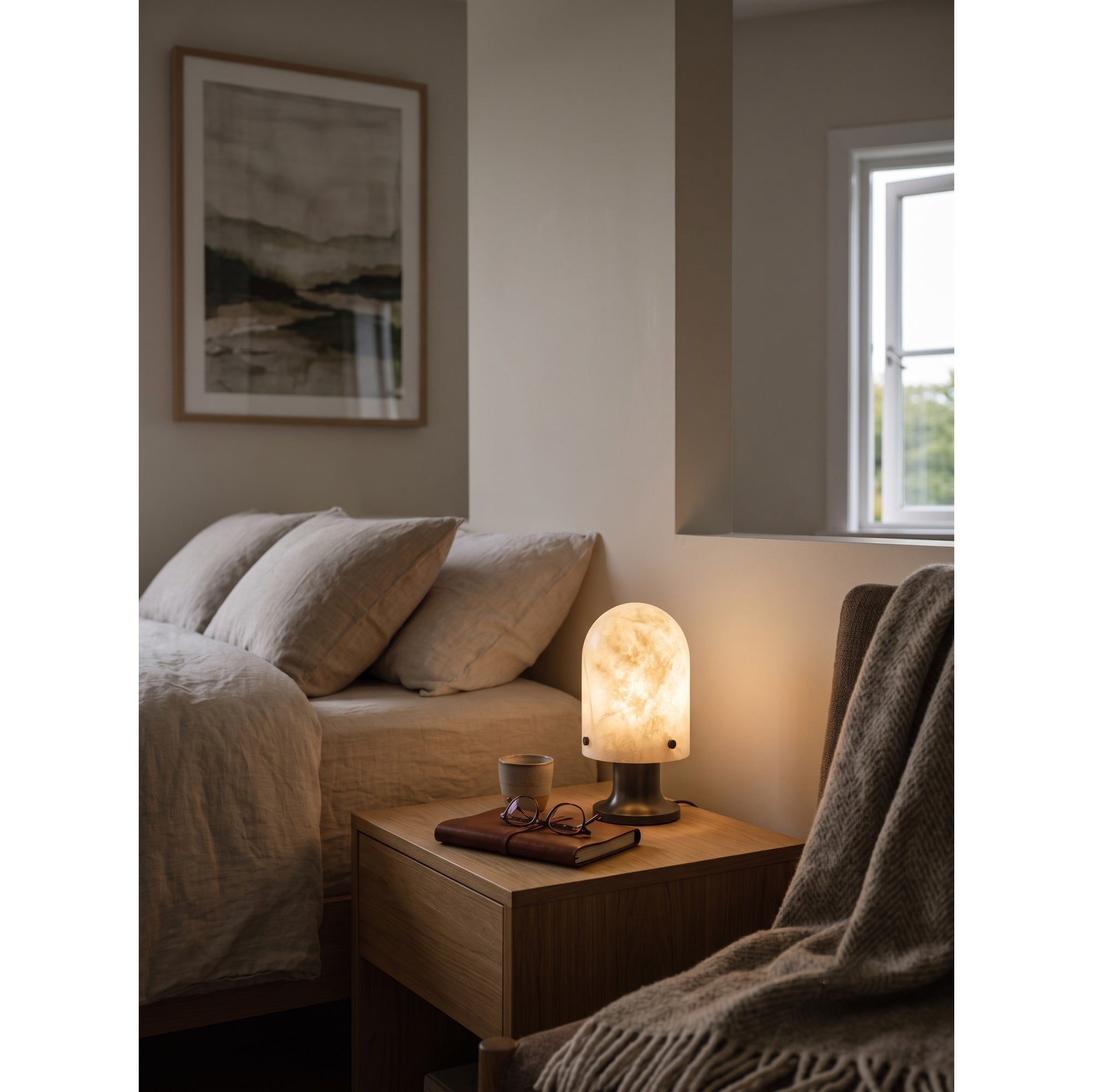 Seine Alabaster Table Lamp