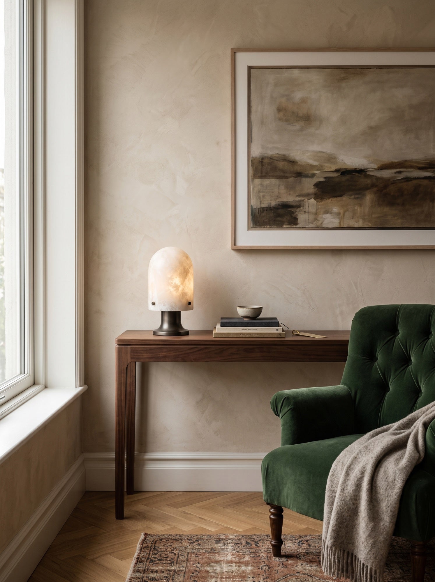 Seine Alabaster Table Lamp