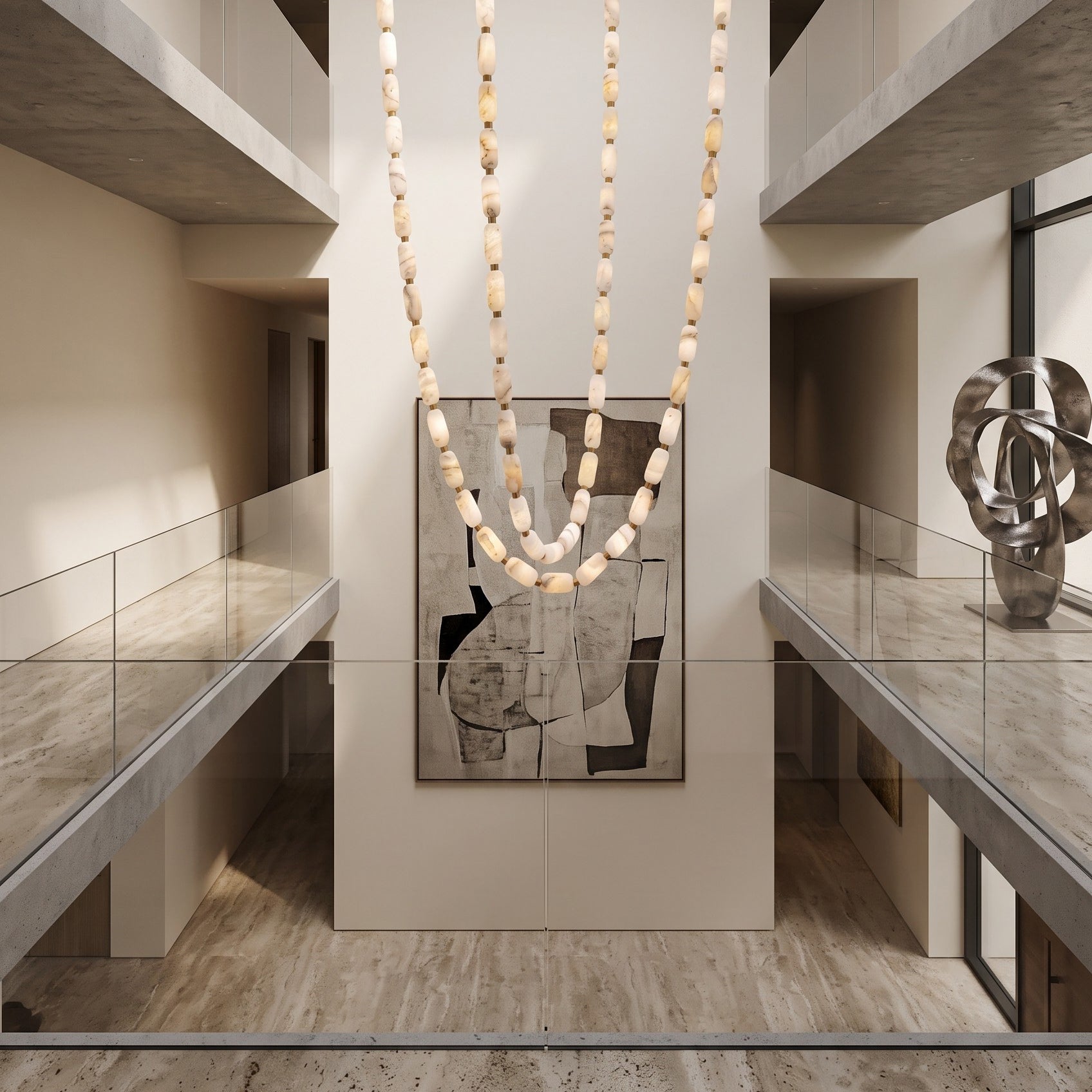 Seravelle Alabaster Chandelier