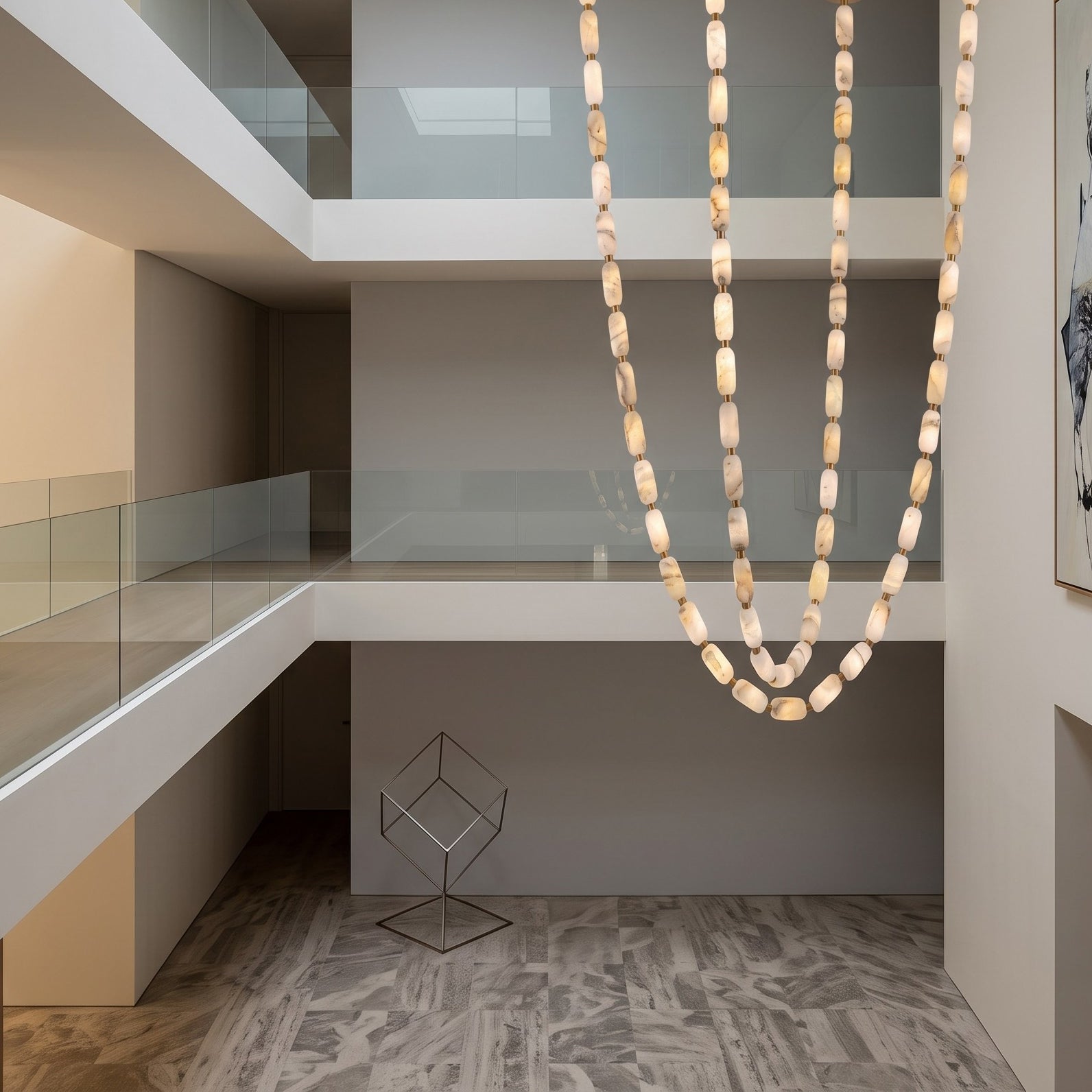 Seravelle Alabaster Chandelier