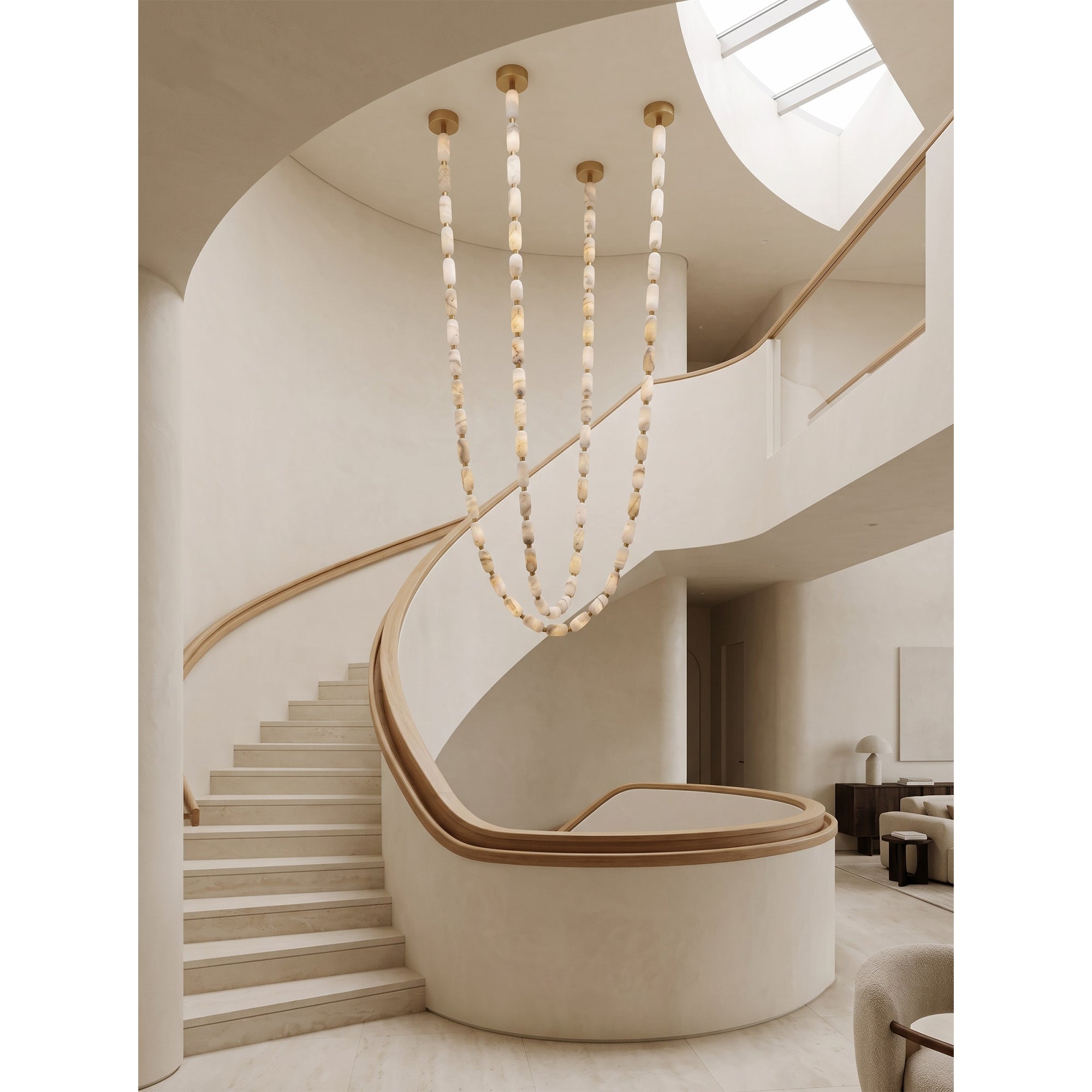 Seravelle Alabaster Chandelier