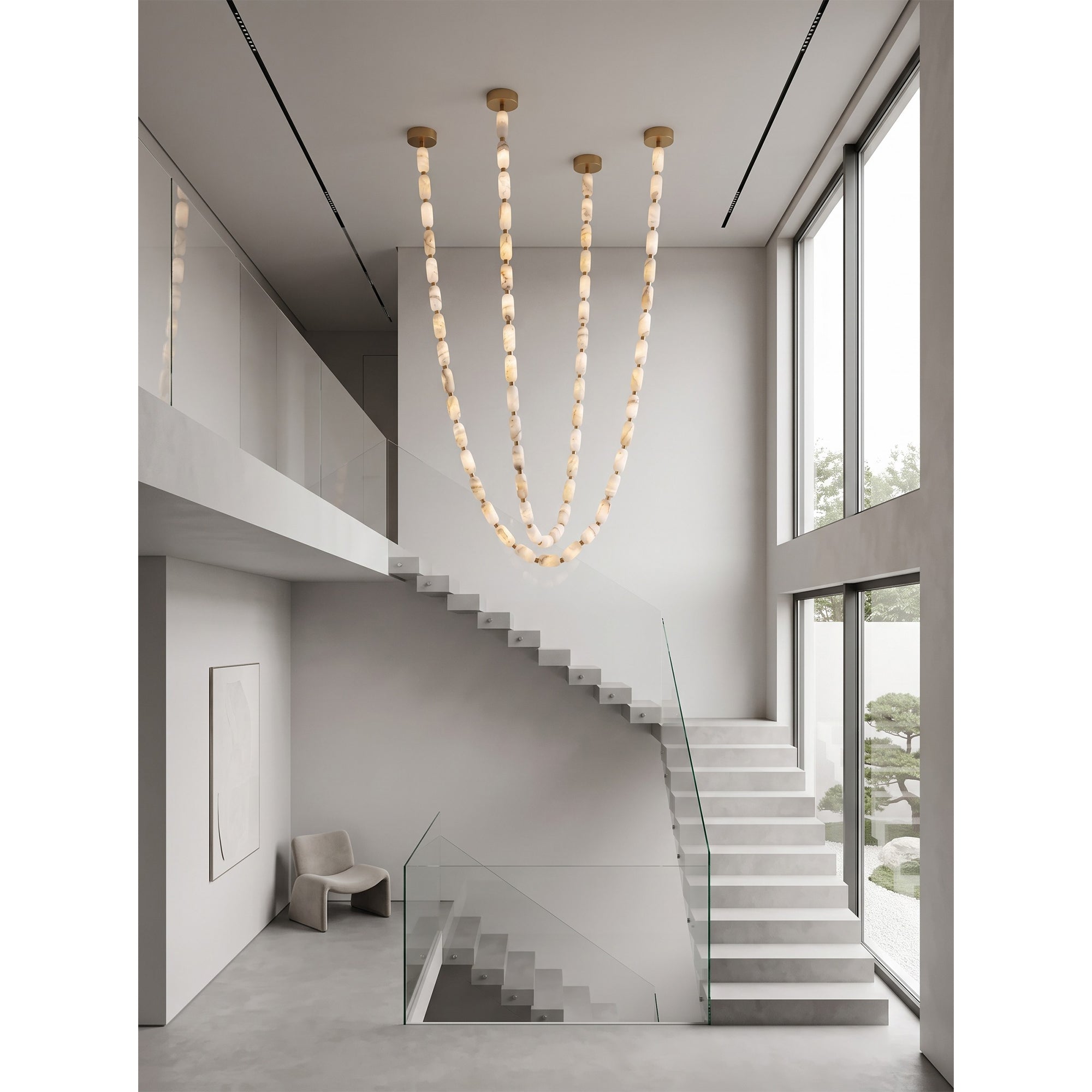Seravelle Alabaster Chandelier