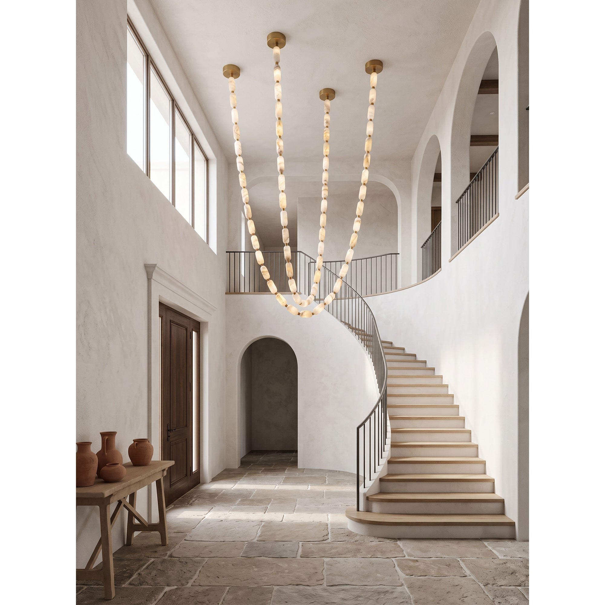 Seravelle Alabaster Chandelier