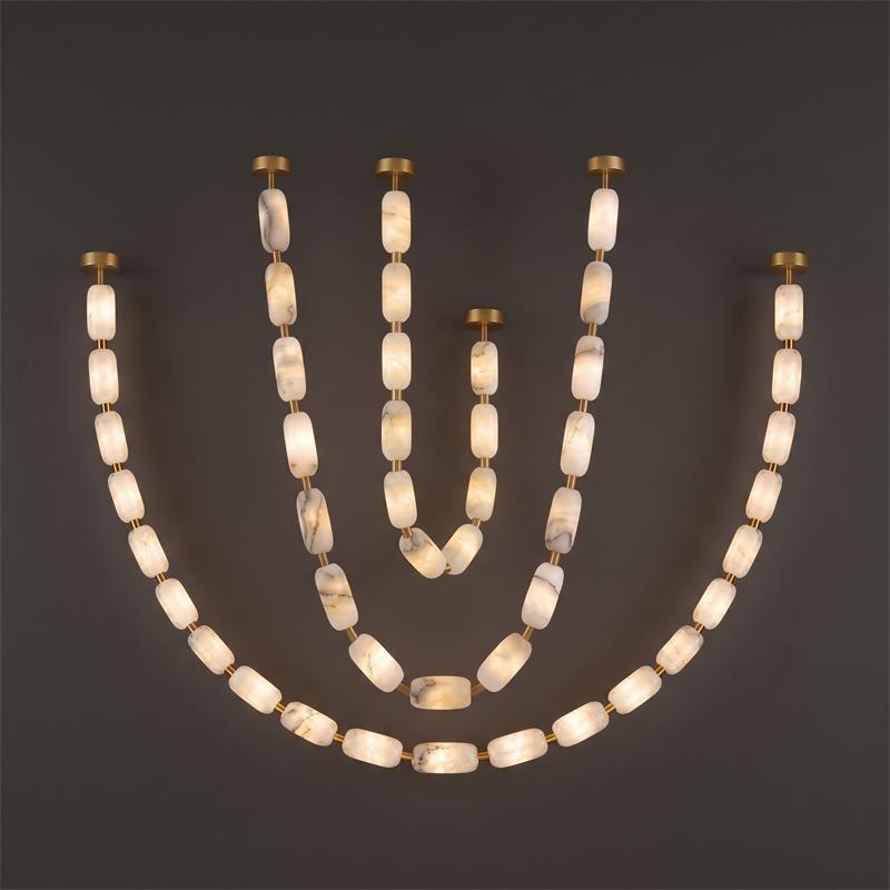 Seravelle Alabaster Chandelier