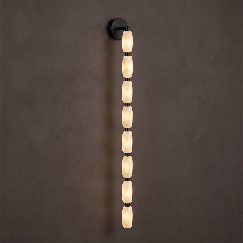 Seravelle Alabaster Wall Sconce