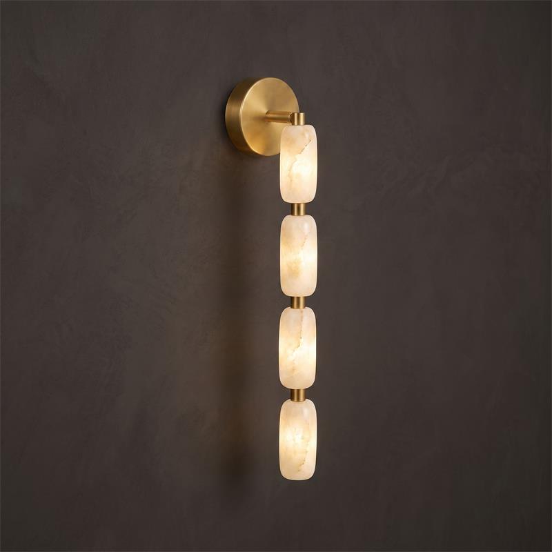 Seravelle Alabaster Wall Sconce