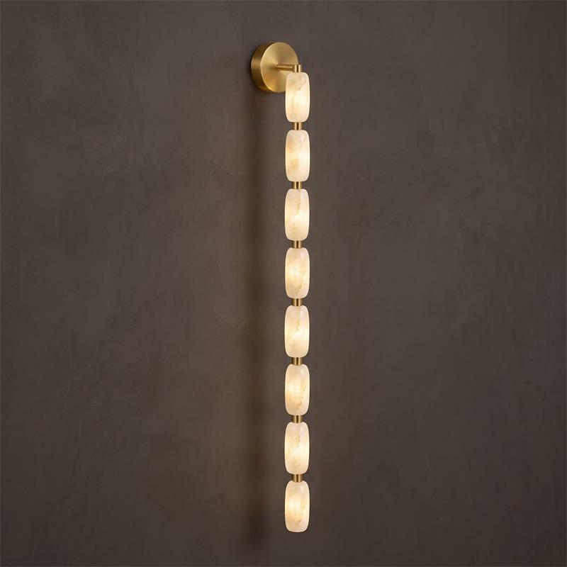 Seravelle Alabaster Wall Sconce