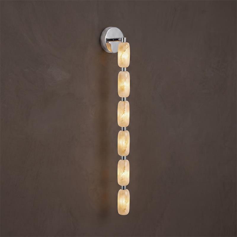 Seravelle Alabaster Wall Sconce