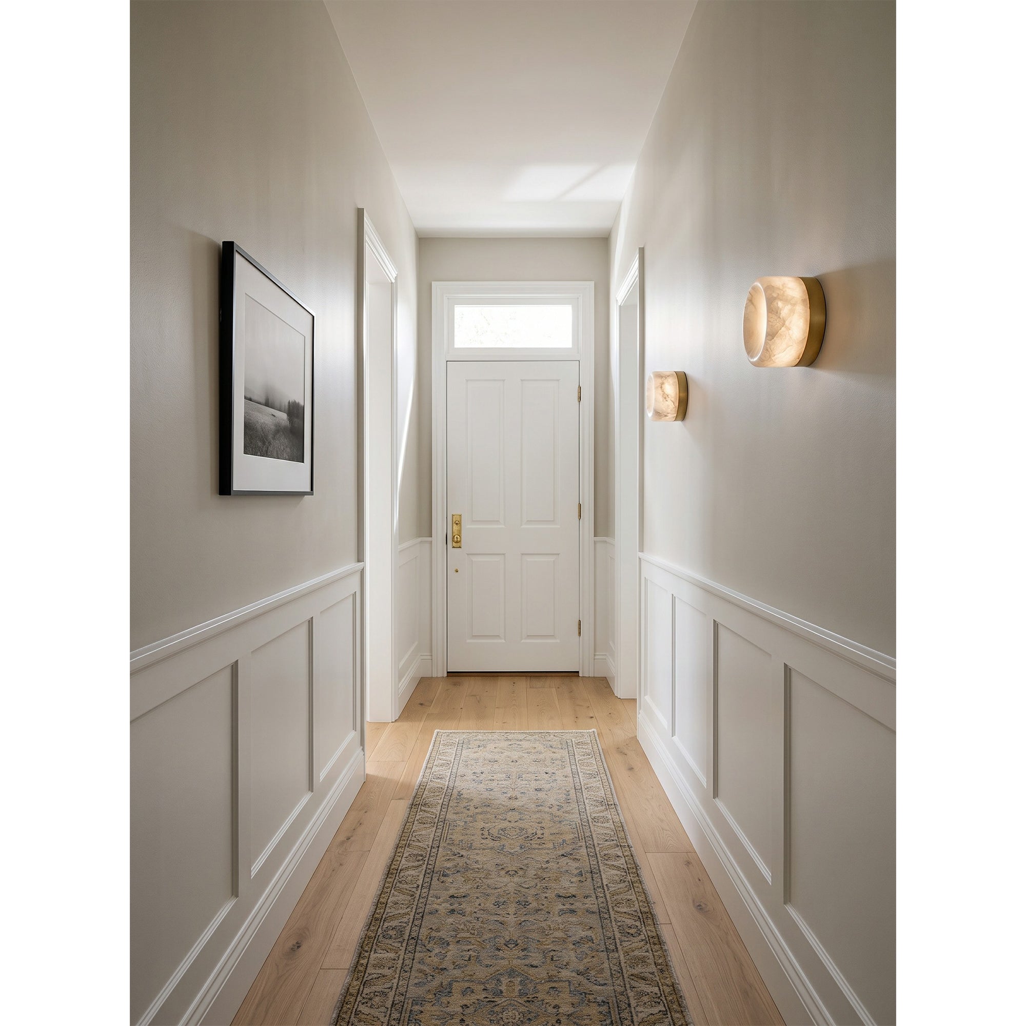 Shadow Ring Alabaster Wall Sconce