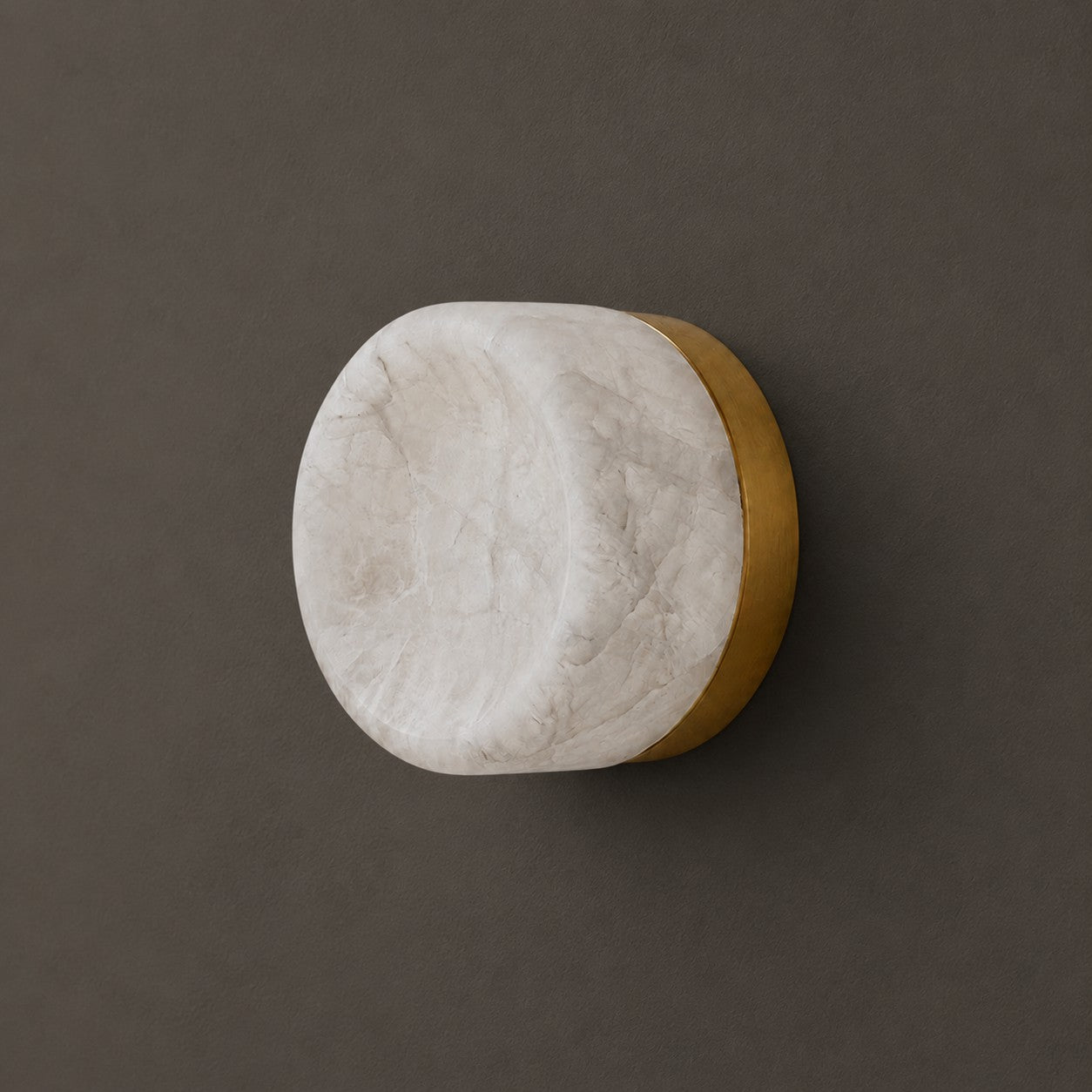 Shadow Ring Alabaster Wall Sconce