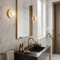 Load image into Gallery viewer, Shadow Ring Alabaster Wall Sconce
