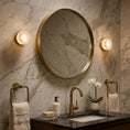 Load image into Gallery viewer, Shadow Ring Alabaster Wall Sconce
