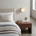 Load image into Gallery viewer, Shadow Ring Alabaster Wall Sconce
