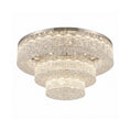 Load image into Gallery viewer, Snma Round Crystal Flush Mount Ceiling Light
