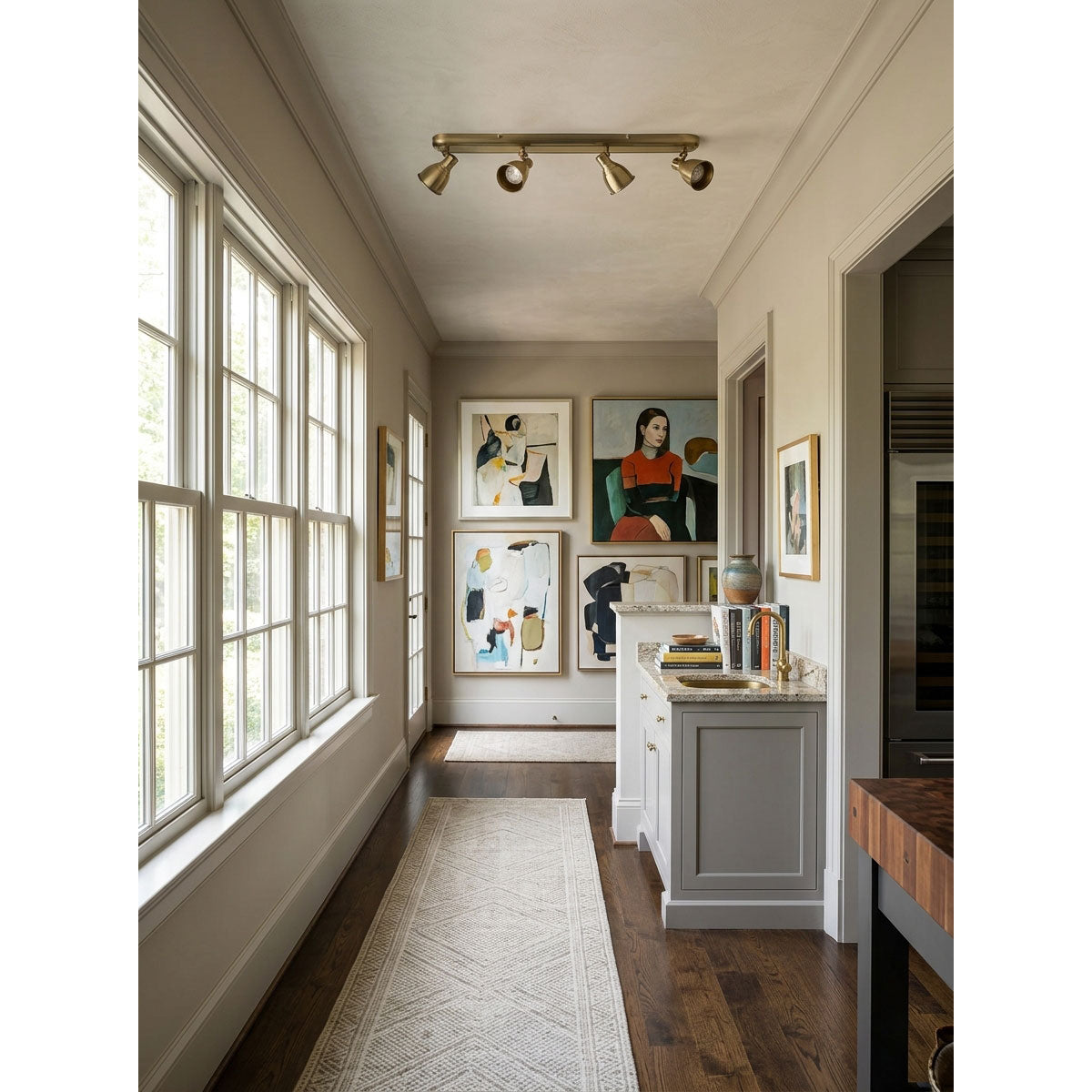 Soho Brass Multi-Directional Spotlight