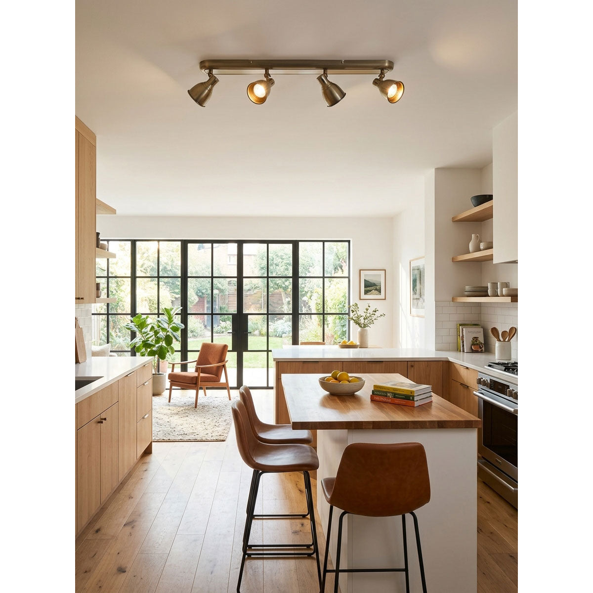 Soho Brass Multi-Directional Spotlight