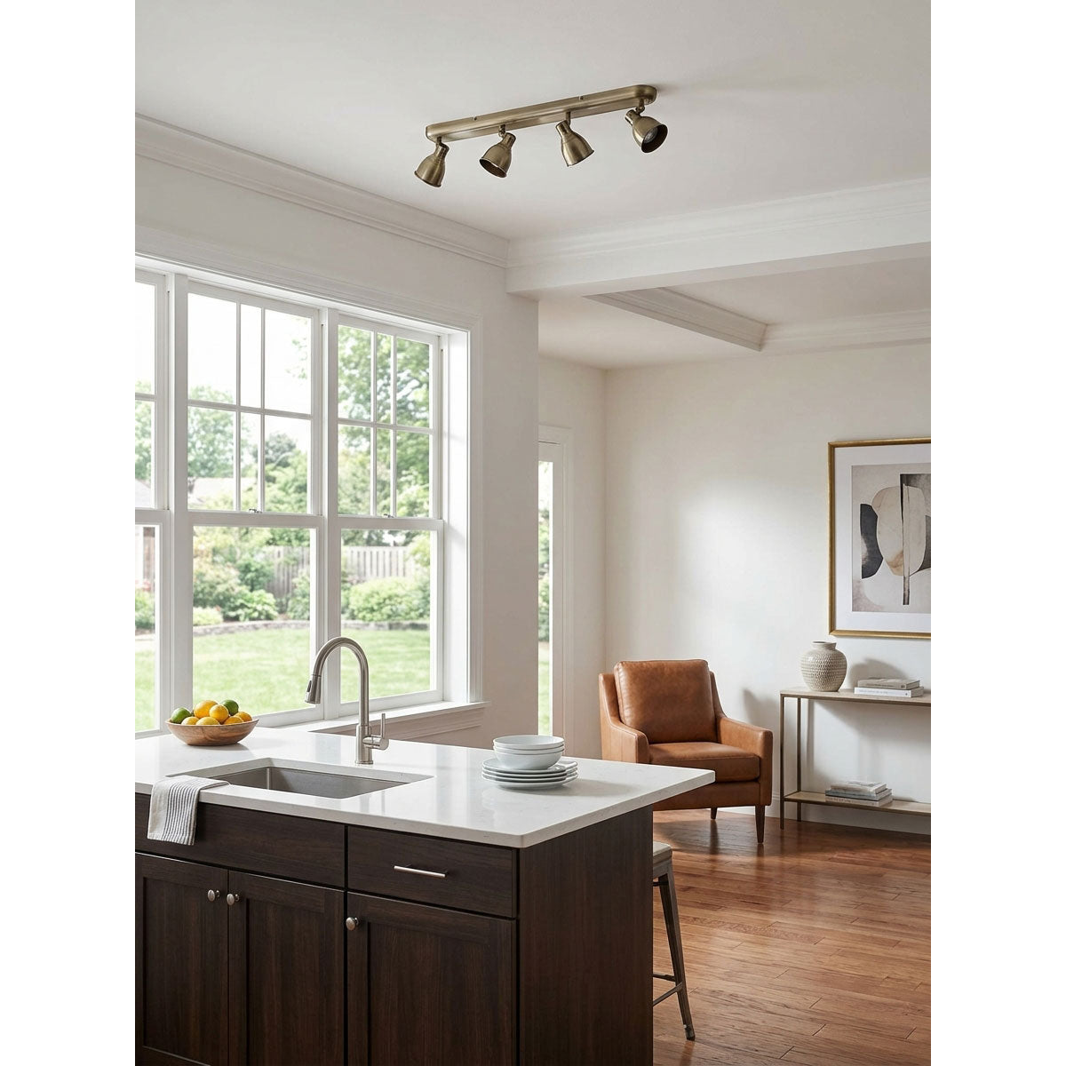 Soho Brass Multi-Directional Spotlight