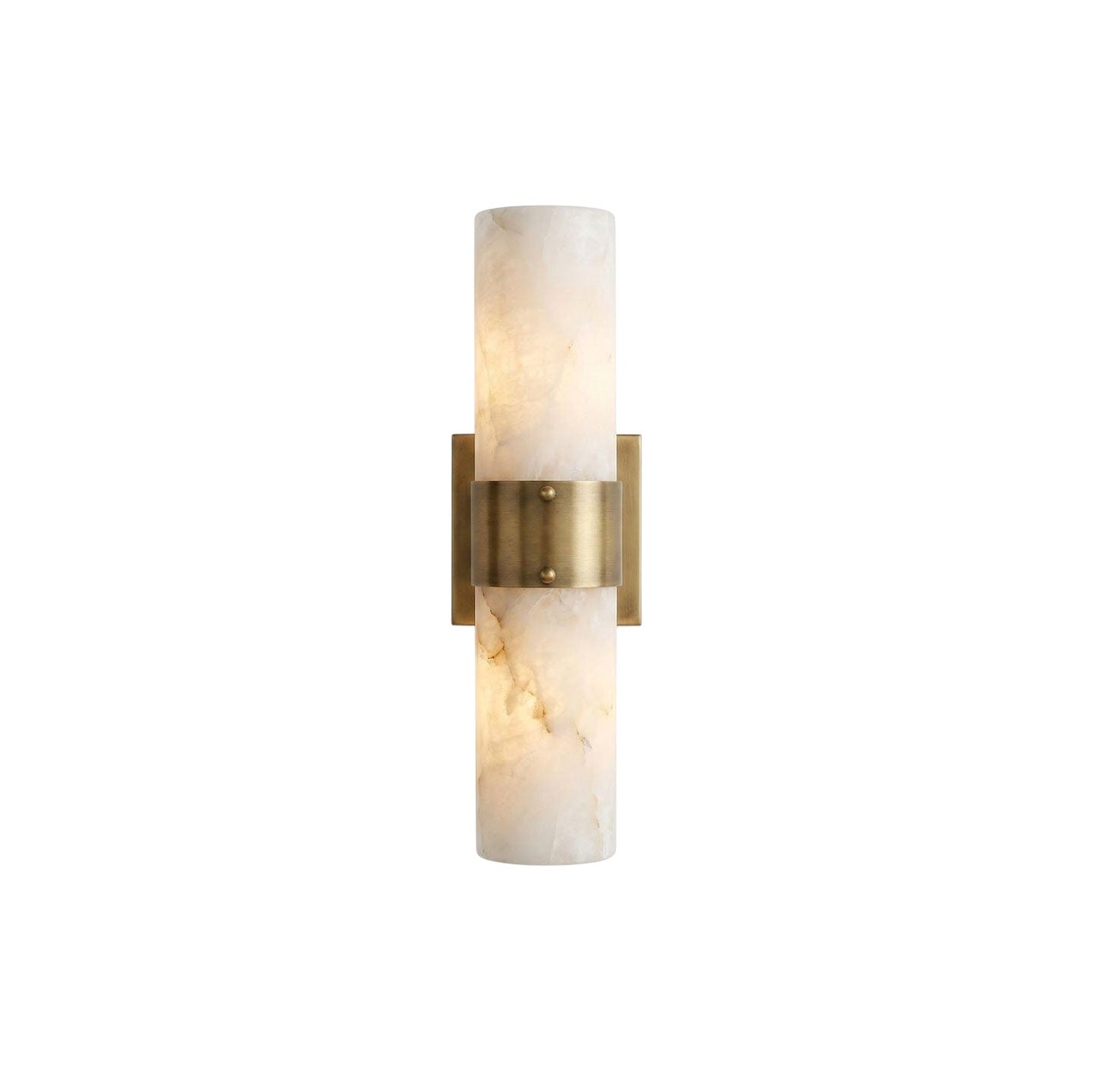 Soleil Fluted Alabaster Wall Sconce
