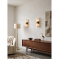 Bild in Galerie-Betrachter laden, Soleil Fluted Alabaster Wall Sconce
