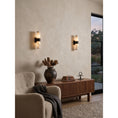 Bild in Galerie-Betrachter laden, Soleil Fluted Alabaster Wall Sconce
