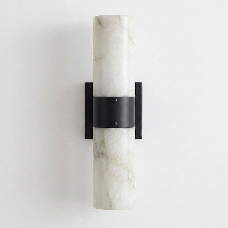 Soleil Fluted Alabaster Wall Sconce